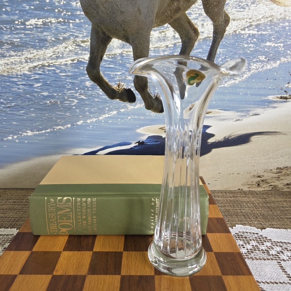 Waterford Clear Glass Vase